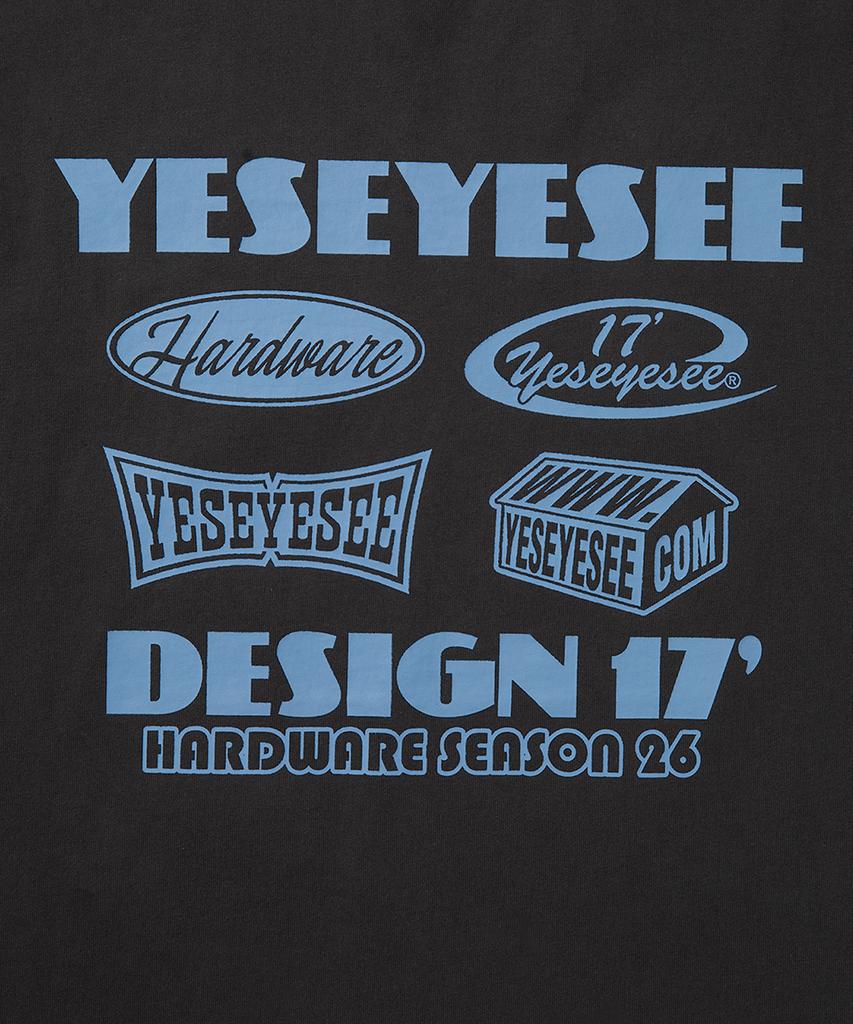 YESEYESEE Y.E.S Hardware Tee Charcoal