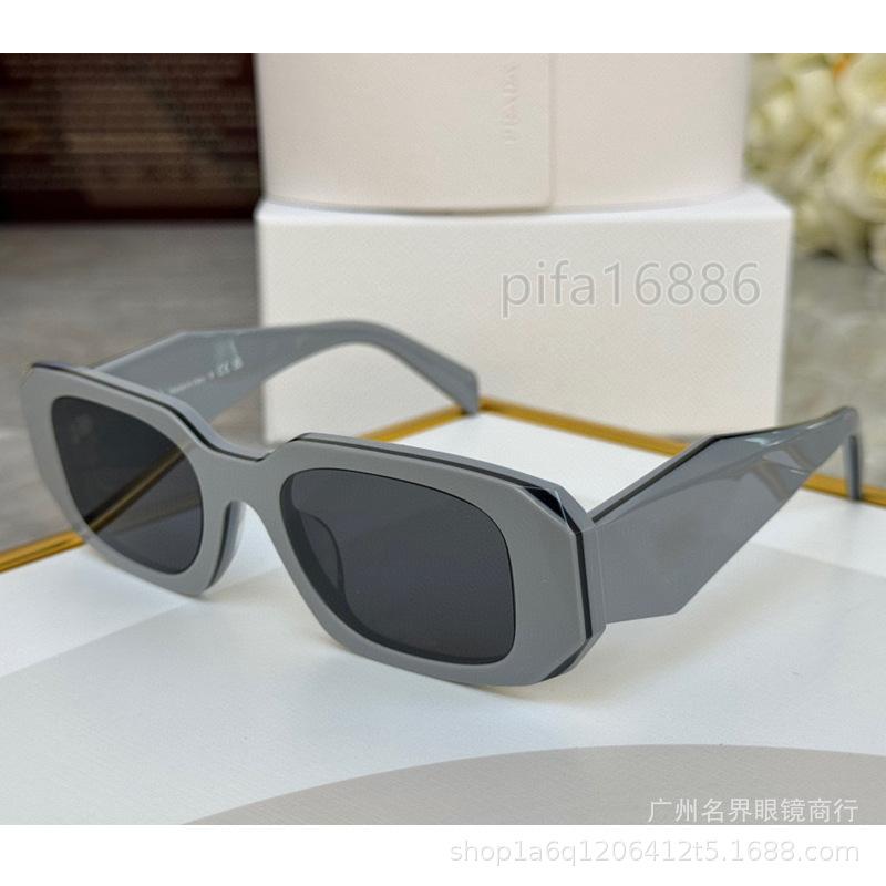 Pujia sunglasses for men and women, European and American fashion retro sunglasses UV400Protective UV-resistant acetate fiber 17w