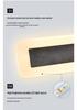 Modern Minimalist Outdoor Waterproof Linear LED Wall Lamp for Villa, Courtyard, Hotel, or Corridor