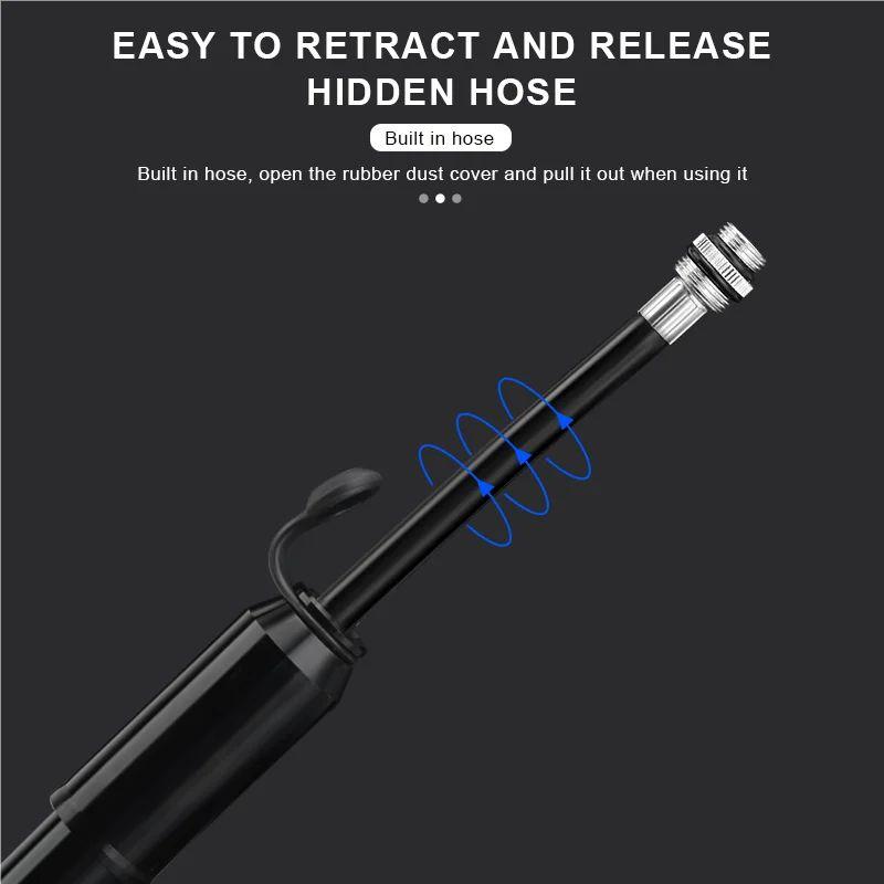 Bike Pump Portable Mini Cycling Hand Air Pump High Pressure Ball Mountain MTB Road Bicycle Tire Inflator Schrader Presta Valve