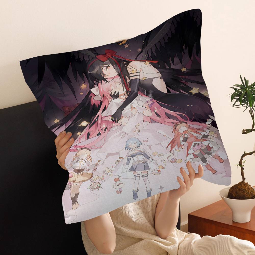 Cartoon Puella Magi Madoka Magica Kissenbezug Design Kissenbezug Deko Feiertagsdeko