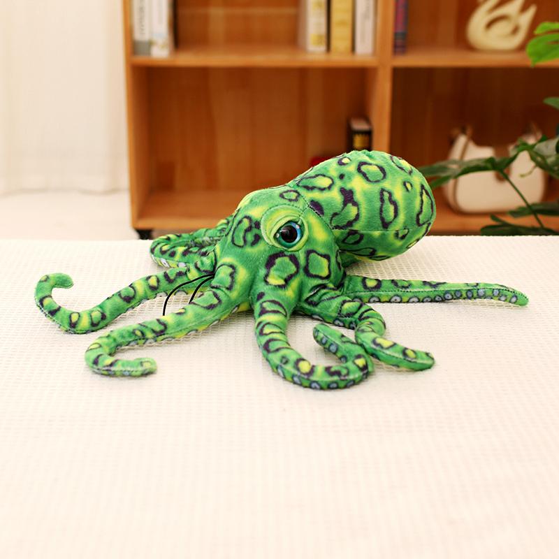 Carino Giocattolo Peluche Polpo Simulato Arancione Animale Marino Polpo Morbido Bambola Imbottita Decorazione per la Casa Giocattoli Peluche per Amici Regali Decorazione