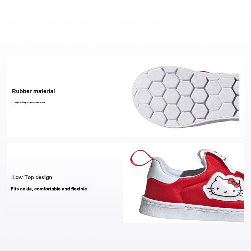 Hello Kitty X Adidas Superstar 360 I Vivid Red Baby Sneakers Cloud-White Core-Black GY9213