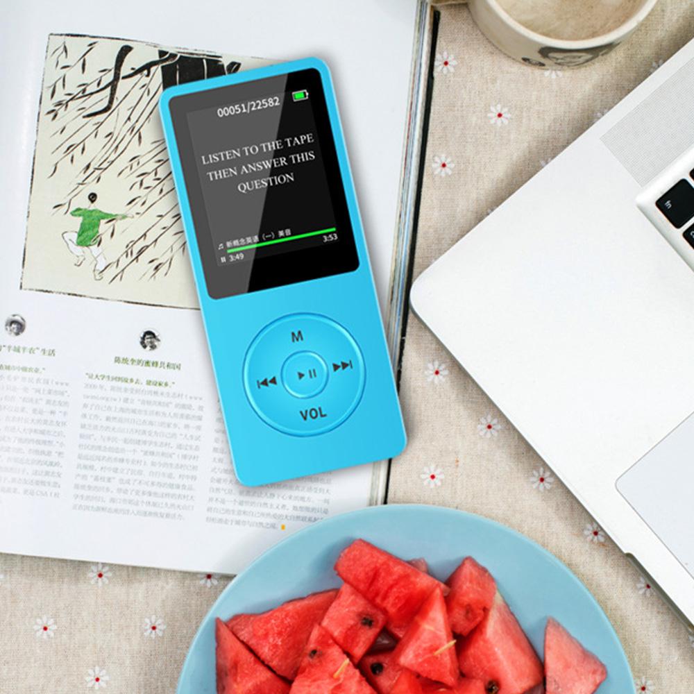 Portable MP3 Player With LCD Screen Built-in Microphone FM Radio Video Hifi MP4 Player Movies E-books Music Players Dropshipping