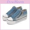2018 New Fashion Womens Round Toe Casual Shoes Comfortable Denim Tennis Shoes