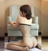 Fun Silk Stockings Crotchless Women's Sexy One-piece Net Clothing Fishing Net One-piece Socks Fun Underwear Suit