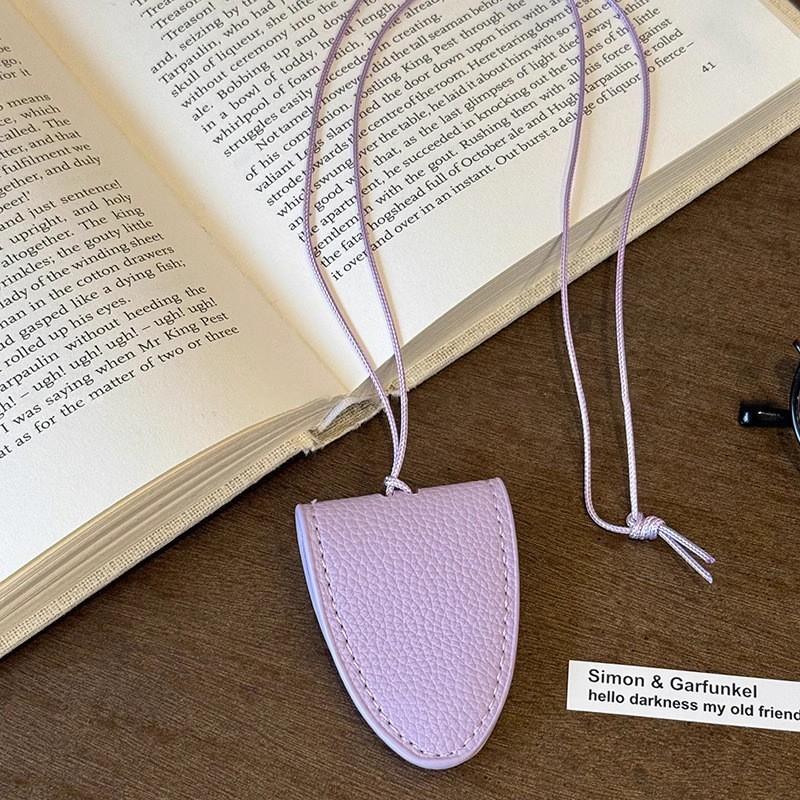 Retro Leopard Eyeglasses Storage Bag Pendant Hanging Neck Glasses Clip Pendant Durable Glasses Clip Simple Hanging Neck Pouch