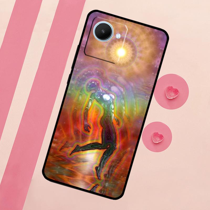 Spiritual Trippy Psychedelic For Realme C67 C75 C63 C61 C71 C55 C51 C65 C53 10 11 12 13 14 15 Pro Plus GT6 GT7 Pro Case
