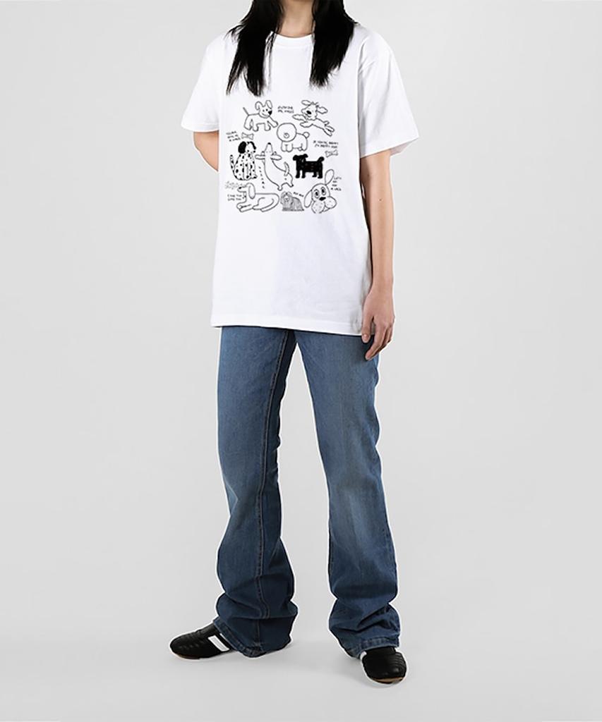 Ttunu Artist Kimae, Puppy Doodles Short Sleeve T-Shirt