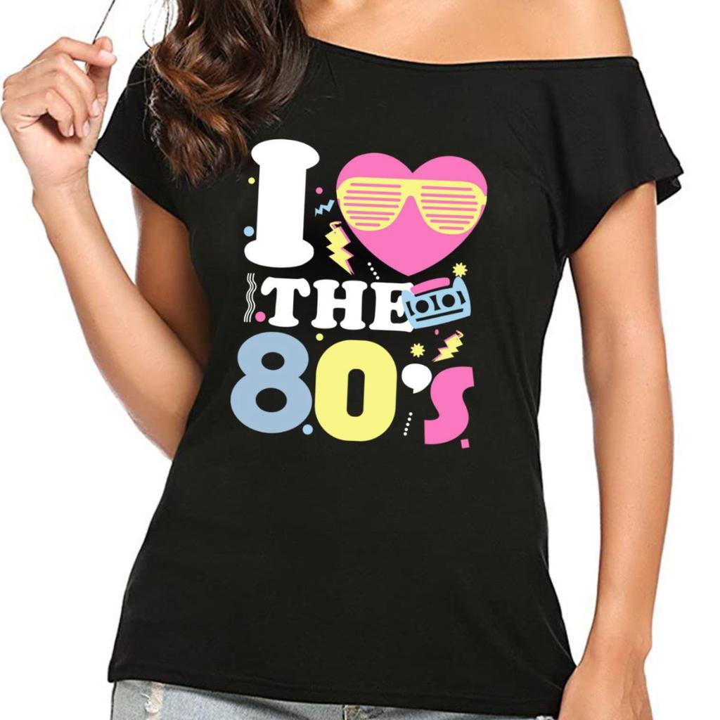 Women's Asymmetric Neck Short Sleeve Slim Fit Top Casual Letter Print Graphic T-Shirt