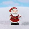 Resin Santa Claus Figurine Creative Miniature Sculpture Crafts Santa Claus Statue  Gift