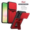 Lens Protection Kickstand Case For Samsung Galaxy A57 A37 A27 A17 5G A56 A36 A26 Protective Cover Card Slot Wallet Capa Fundas