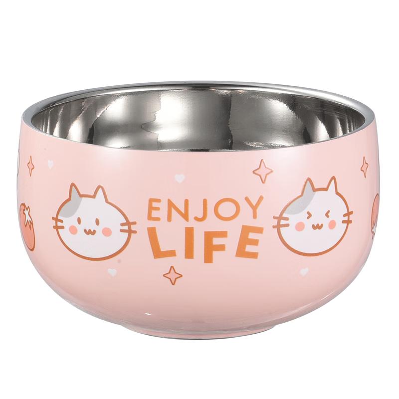 Maxcook 316L Stainless Steel Double-Insulated Cartoon Bowl 12cm