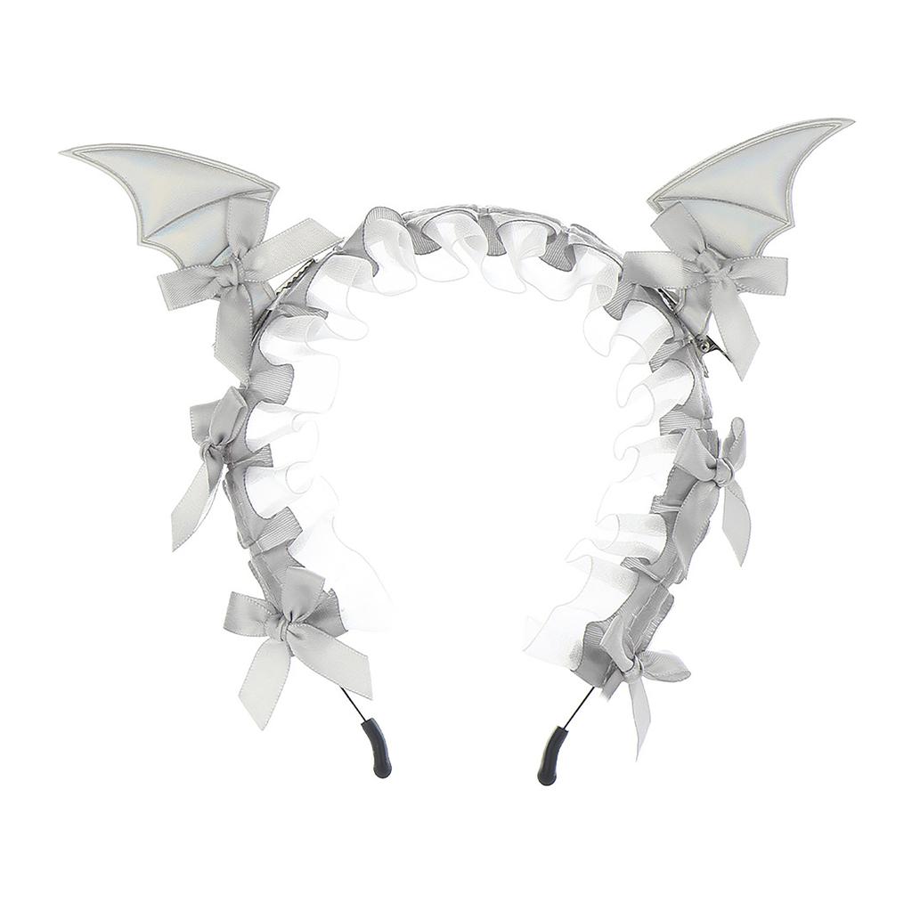 Women's Gothic Lace Headband Halloween Hair Accessory for Costume Party