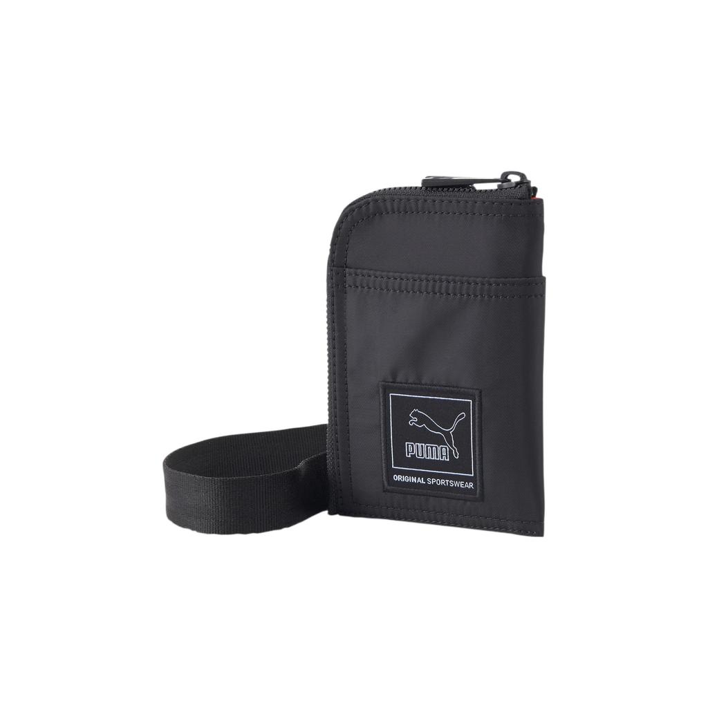 New PUMA Polyester Card Holder Regular Unisex Black 079657-01