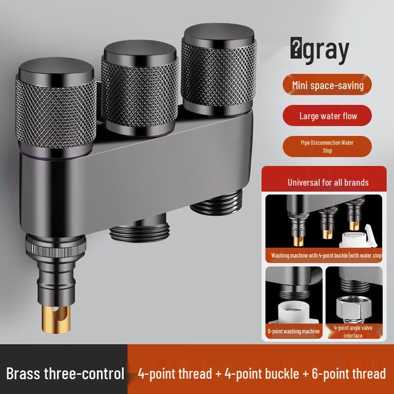 

Washing Machine Faucet with Stop Valve