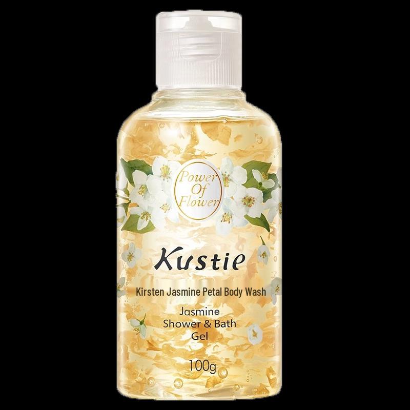 Kustie Jasmine Petal Shower Gel Travel Pack