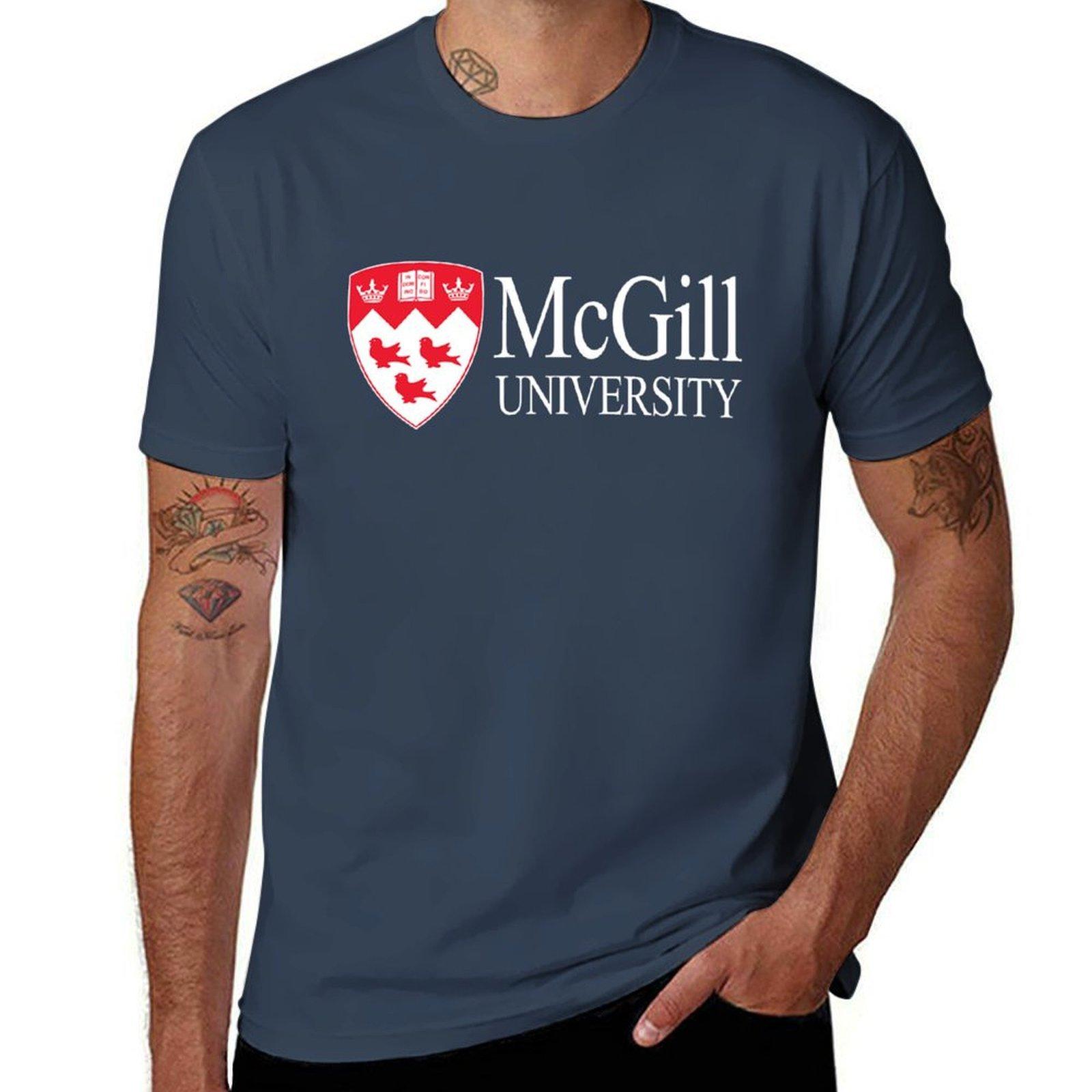Copy Of Canadian Of University Marty Mcgill University Logo Canadian University Martlet French James Mcgill Tshirt S