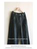 Women's High-Waisted Wide-Leg Jeans - 2025 Retro Hepburn Style for Autumn/Winter