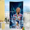 Haaland Personalized Name Beach Towel Quickdry Soft Microfiber Perfect For Traveling Yoga Camping And Swimming