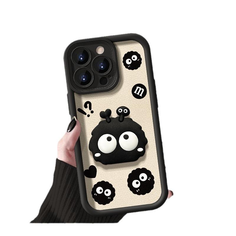 Applicable To Apple 15promax Mobile Phone Case IPhone 14/13 Briquette Doll 12/11 Lambskin 7plus Soft