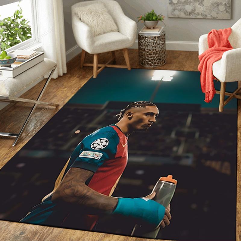 1pc Brazilian Football Legend Rug, Office Carpet Indoor Outdoor Entrance Doormat, Non-Slip Soft And Comfortable, Living Room. DT7070103
