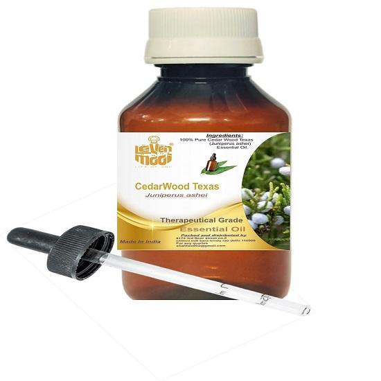 

Levenmooi Cedarwood Texas (Juniperus Ashei) Pure & Natural Therapeutic Grade Essential Oil Plastic with Dropper 10 ml