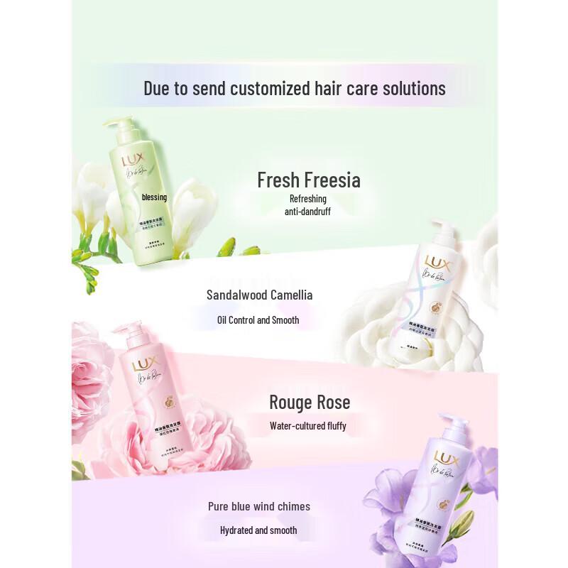 lux Fragrance Hair Care and Body Wash Set