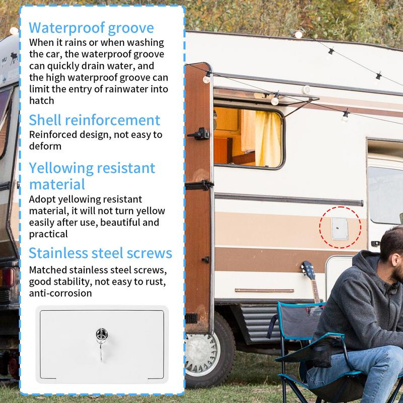 Rv Baggage Door Sealed Waterproof Rv Deck Hatch Tools Home Improvement For Roof Ceiling Floor Window Home Users Professionals