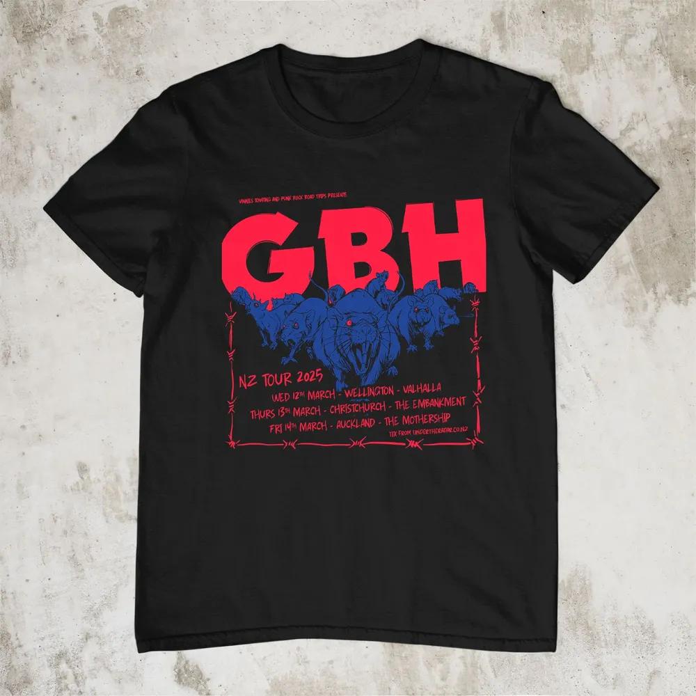 Unisex Short Sleeve Crew Neck Cotton T Shirt New Gbh Nz Tour XL