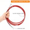 Motorcycle universal front and rear disc brake oil pipe electric scooter modification brake hydraulic pipe brake steel throat