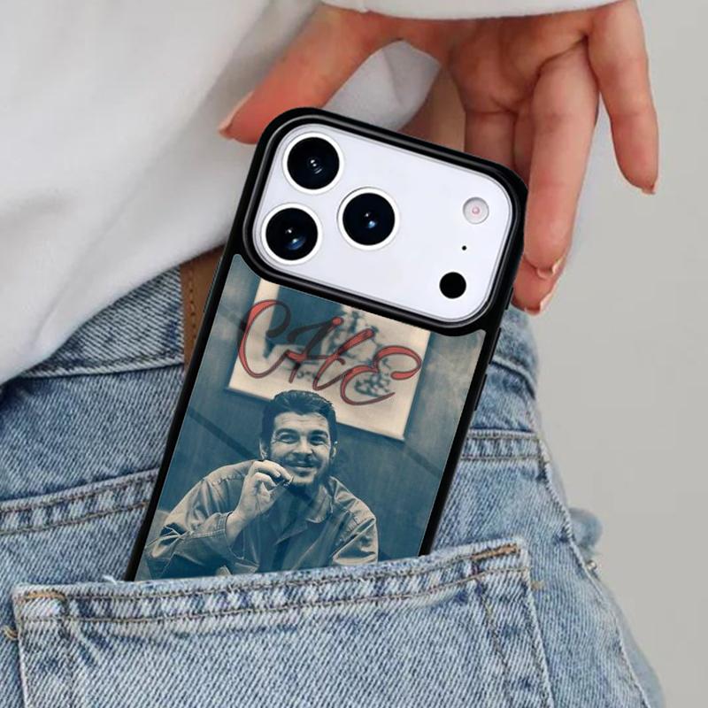 Che Guevara soft Phone Case for iPhone 16e 15 14 13 12 17 Pro Max Plus Air 17pro Cover Coque