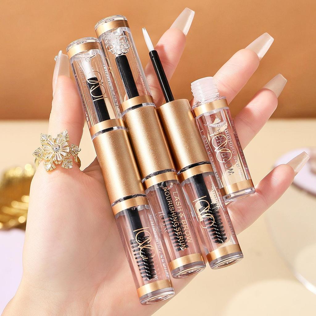 Eyelash thickening nutrient liquid + Eyebrow essence to thicken eyelashes.
