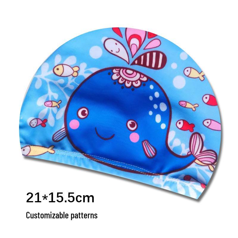 Söta tecknade badmössor för barn med öronproppar - Lös passform för pojkar och flickor