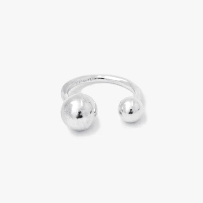 UNBALANCED BALL PIERCING RING_M