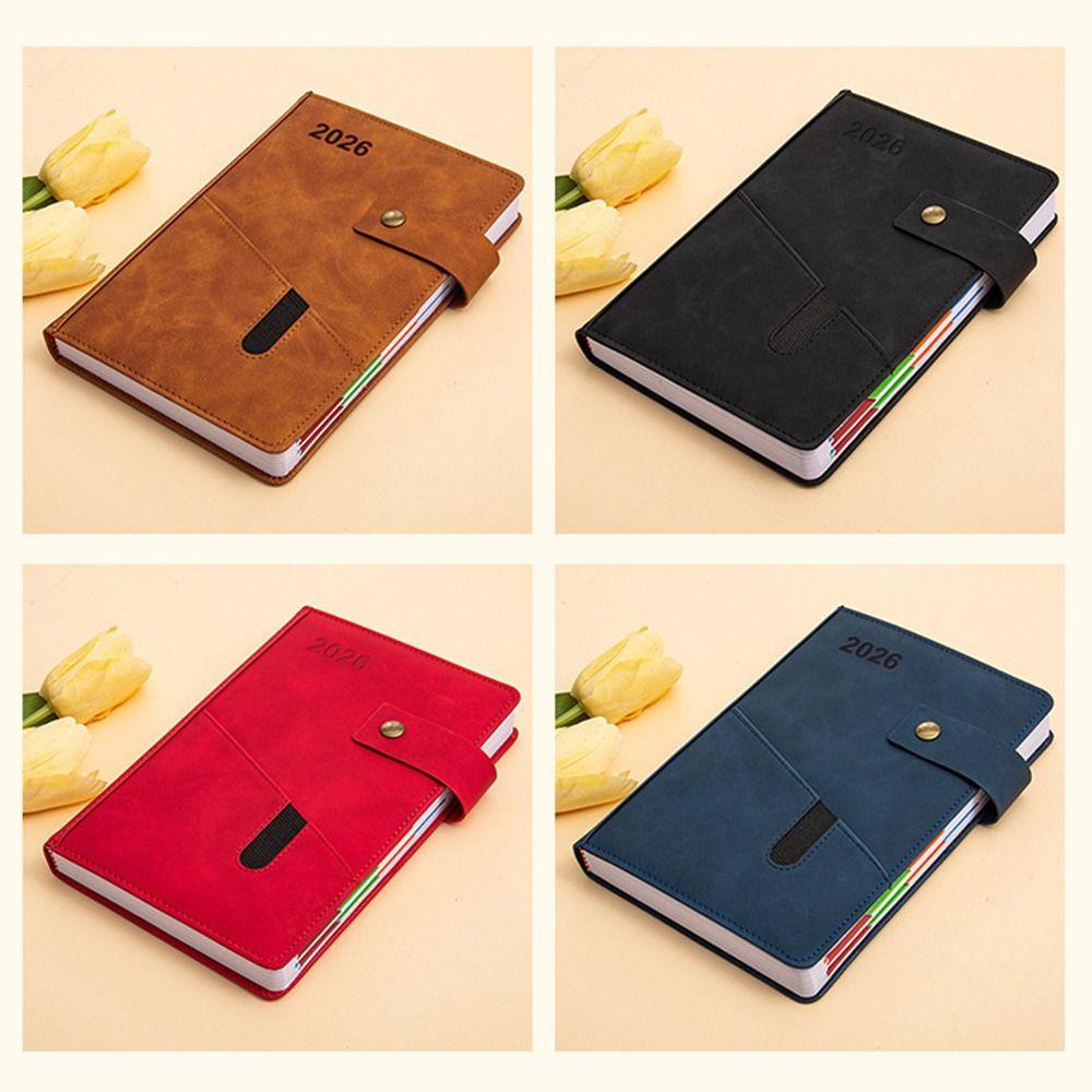 English 2026 Schedule Planner Notepad 12 Months To-do List Notebook  Business