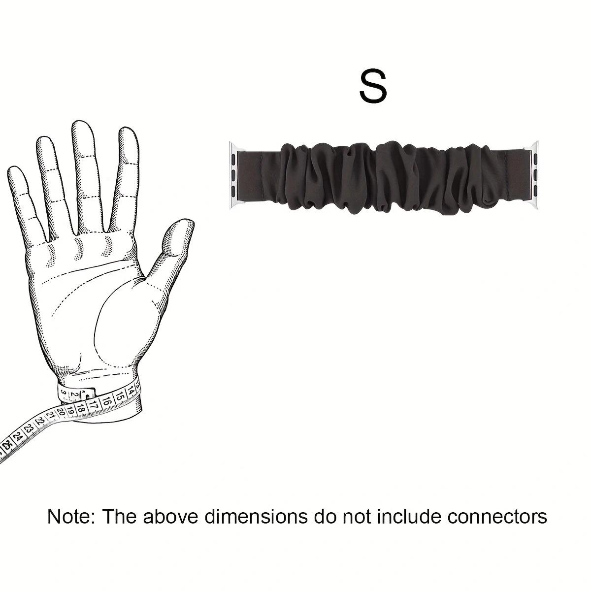 

1 шт. - Совместимый ремешок для Apple Watch скранчи 38/40/41 мм Милые эластичные ремешки-браслеты Solo Loop