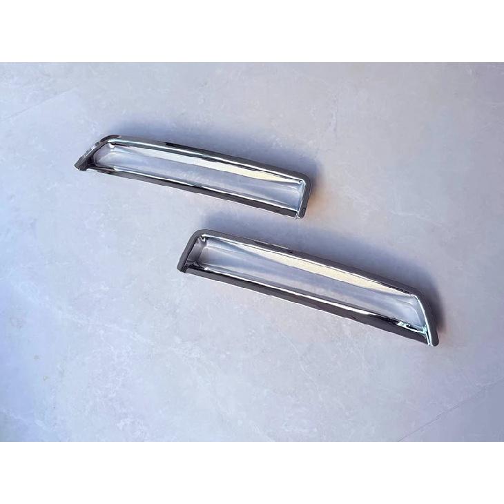 For Nissan Patrol Y63 Armada 2025 2026 ABS Chrome Rear Reflector Fog Light Lamp Cover Trim Bezel Frame Styling Garnish
