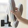 Wall Mounted Cloth Hanger Hat Racks Plastic L Shape Hat Hangers Baseball Caps Rack Hat Holder for Wall Closet Door