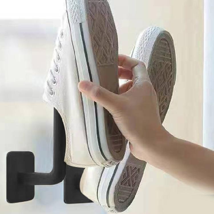 Wall Mounted Cloth Hanger Hat Racks Plastic L Shape Hat Hangers Baseball Caps Rack Hat Holder for Wall Closet Door