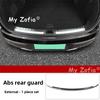 For Zeekr 7GT 2025 2026 Carbon Fiber Rear Bumper Sill Plate Anti-Scratch Trunk Door Sill Protector Cover Exterior Accessories