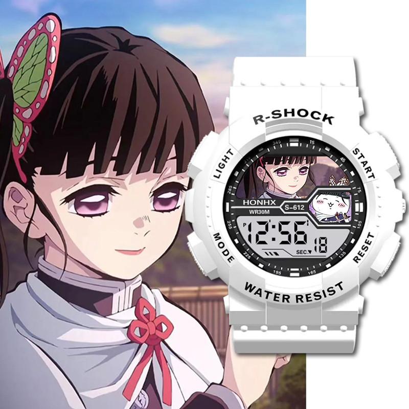 Anime Demon Slayer Armbåndsur Agatsuma Zenitsu Nezuko Tanjirou Kvarts Klokke Gave