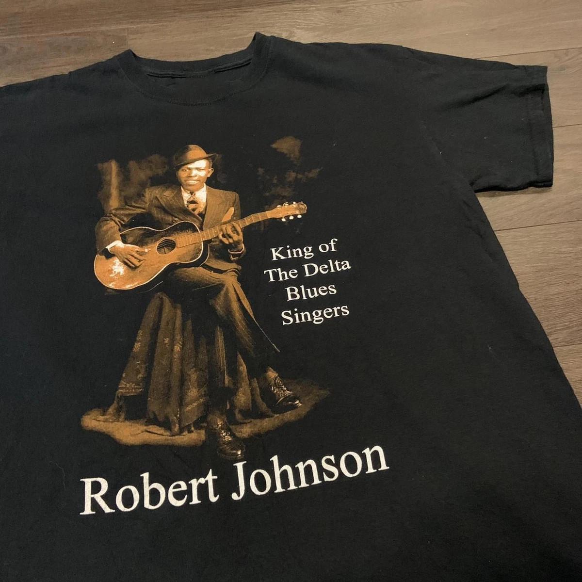 ROBERT JOHNSON Gift For Fans Cotton Black T Shirt S-5XL MC641 Unisex T-Shirt XL