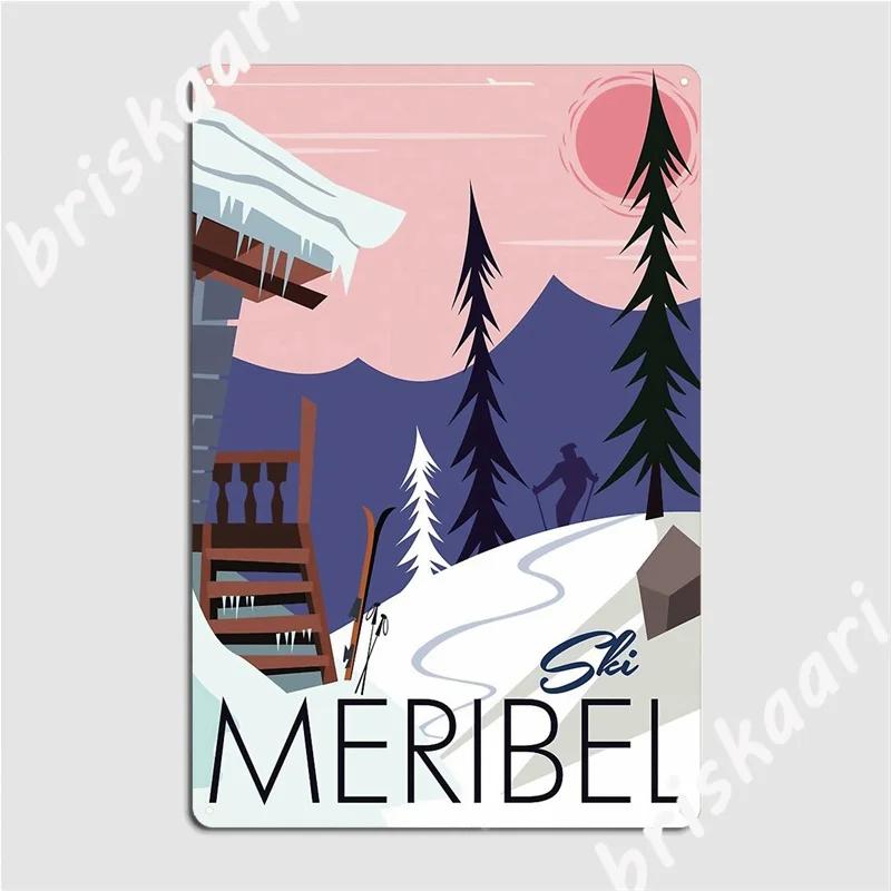 

Meribel Poster Metal Signs pub Club Bar personalized Tin sign Posters 20x30cm