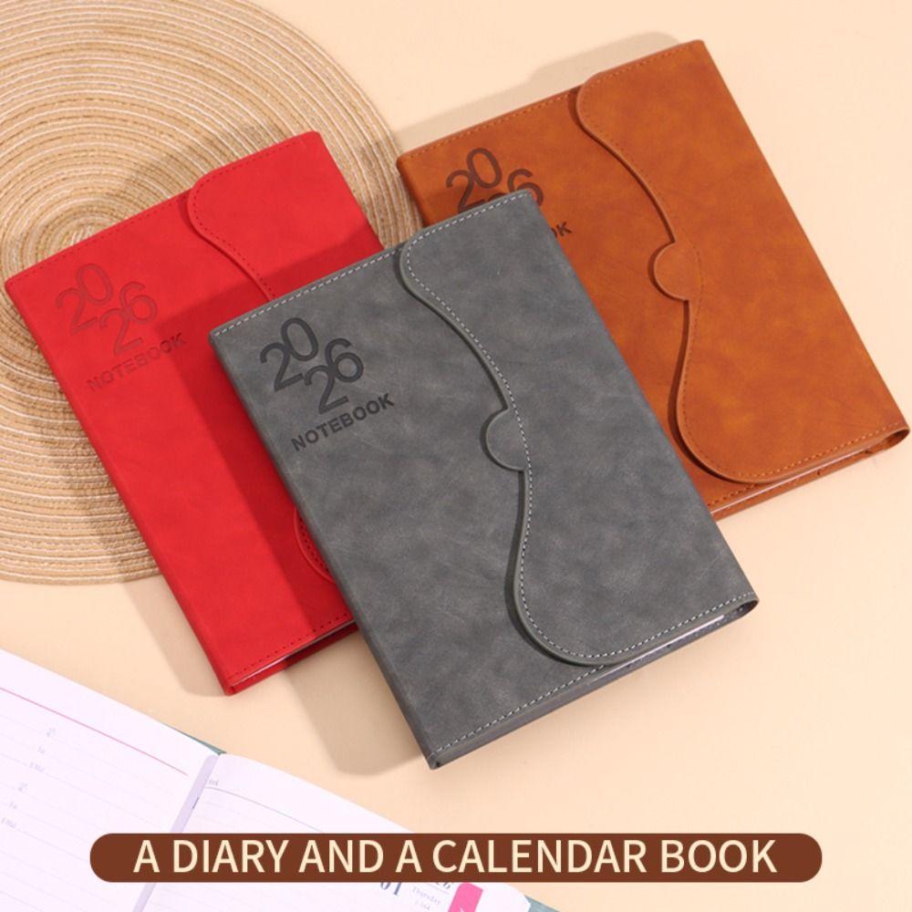 12 Months 2026 Schedule Planner Notepad English To-do List Notebook Office Work Planner School