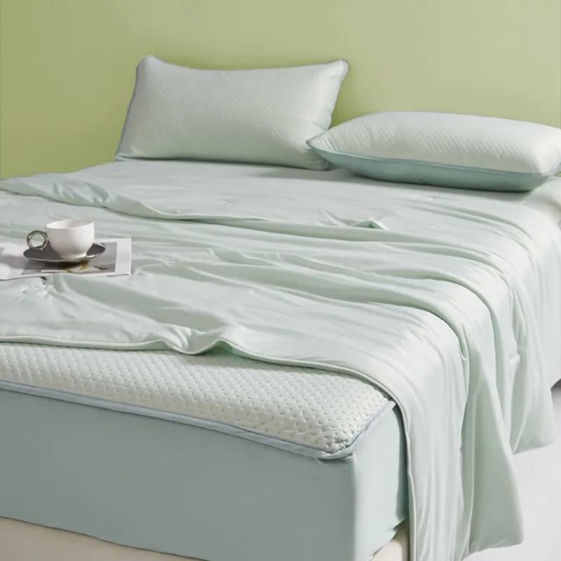New Summer Quilt Single Piece Soft And Comfortable Air Conditioner For Student Dormitory Machine Washable Thin Quilt