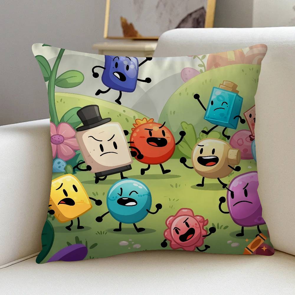 Battle For Dream Island Pillow Gift Home Office Decoration Bedroom Sofa Car Cushion Cover Case 45x45