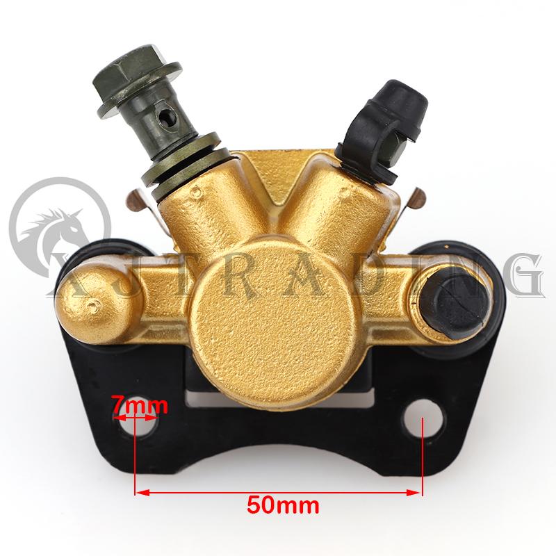 M10 50mm Hydraulic Disc Brake Caliper Front Lower Pump For 50–125cc ATV Quad Go Kart Motorcycle