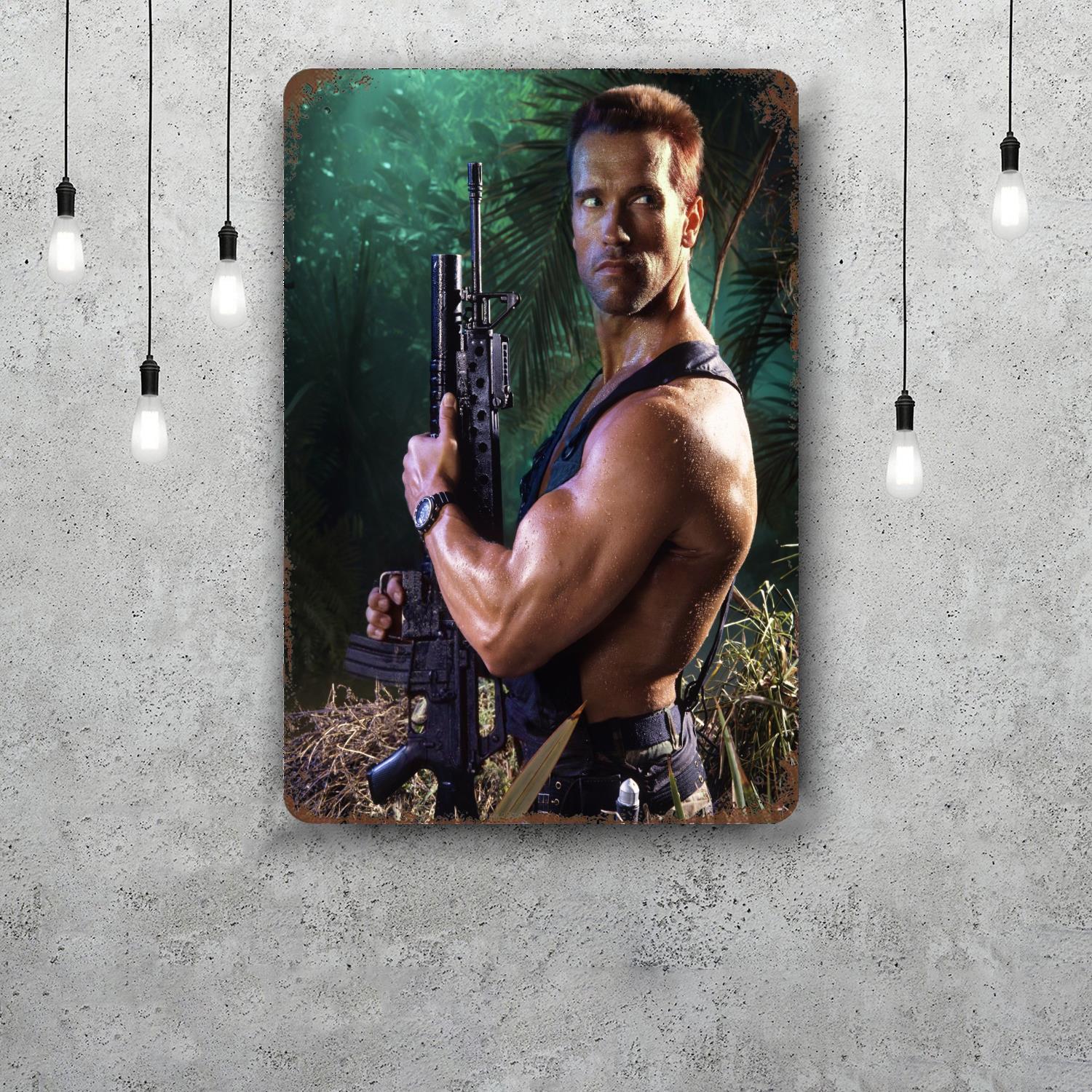 

Mfoever Tin Schwarzenegger Governor Decor Vintage Metal Signs Tin Signs Captain Poster Decor for Bar Pub Club Man Cave Wall Decoration (as the picture,20x30cm（7.8x11.8inch）)