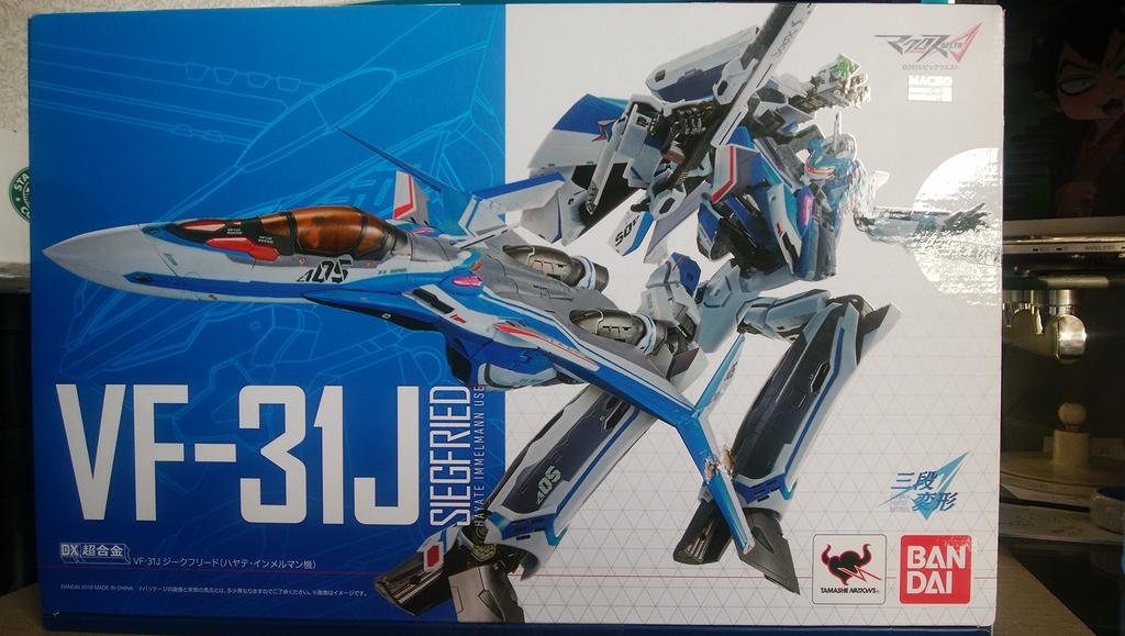 TAMASHII NATIONS DX Chogokin Macross Delta Siegfried Immelman 260mm ABS Boyalı Hareketli Şekil VF-31J (Hayate Makinesi) yaklaşık. Pres döküm ve